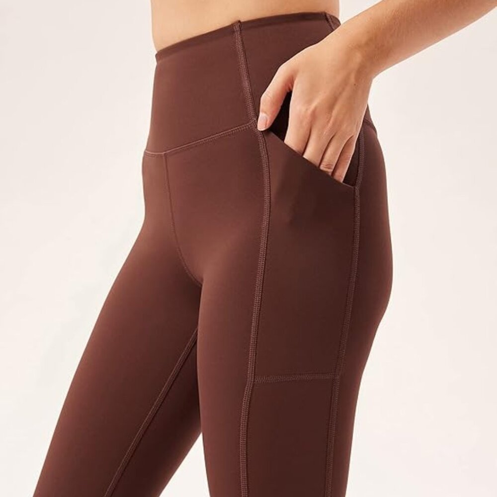 NWT - Girlfriend Collective Compression Pocket Legging - Earth, Size M - Picture 3 of 6